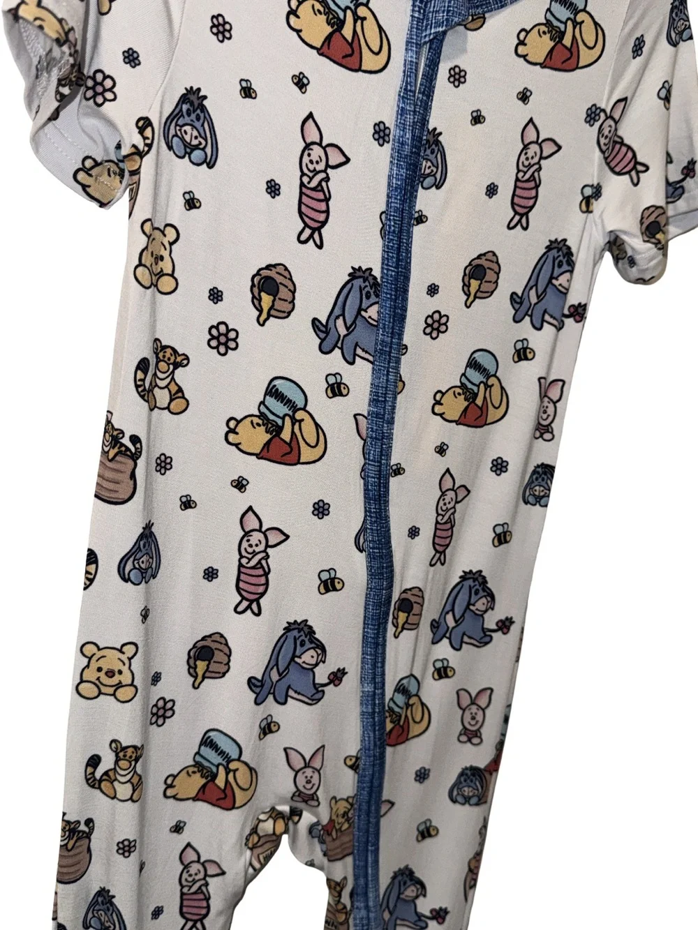 Winnie the Pooh Pooh & Crew Bamboo Zippy- LucaNinoandCo. - Size 2T